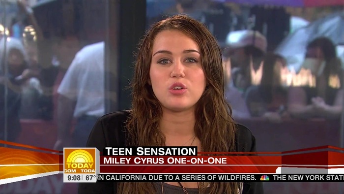 Miley Cyrus . HD 1080ip -  Interview   .live Today Show.HD 0579