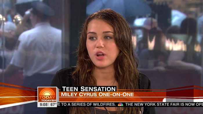 Miley Cyrus . HD 1080ip -  Interview   .live Today Show.HD 0584