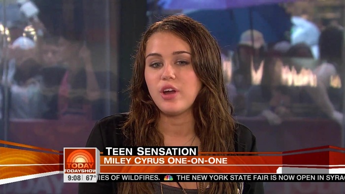 Miley Cyrus . HD 1080ip -  Interview   .live Today Show.HD 0587