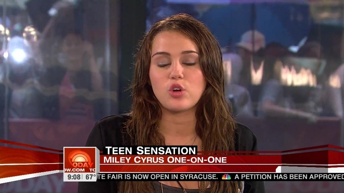 Miley Cyrus . HD 1080ip -  Interview   .live Today Show.HD 0599