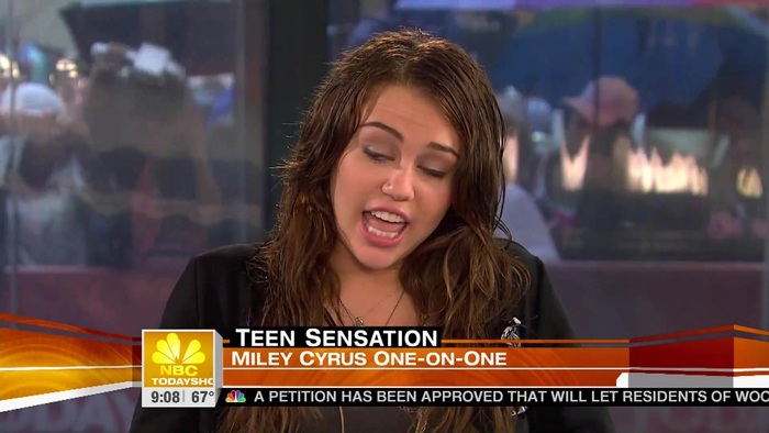 Miley Cyrus . HD 1080ip -  Interview   .live Today Show.HD 0609