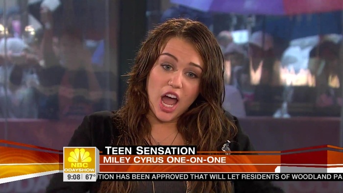Miley Cyrus . HD 1080ip -  Interview   .live Today Show.HD 0612