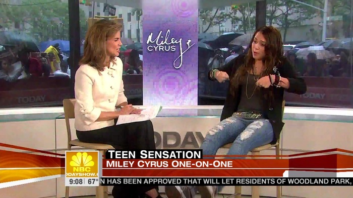 Miley Cyrus . HD 1080ip -  Interview   .live Today Show.HD 0613