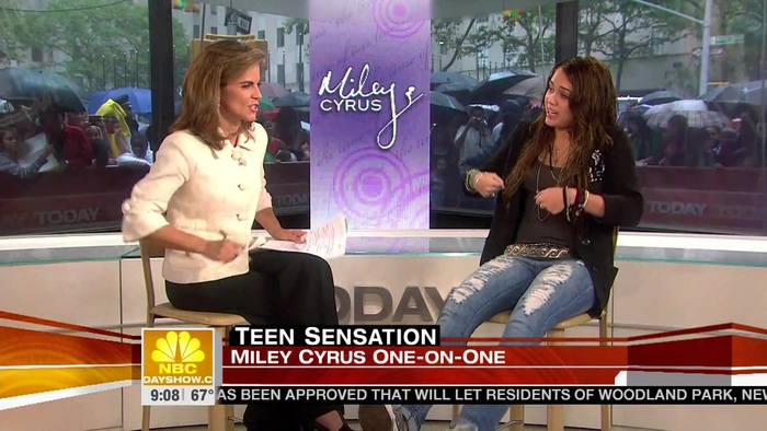 Miley Cyrus . HD 1080ip -  Interview   .live Today Show.HD 0614