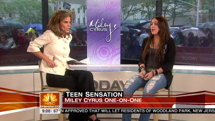 Miley Cyrus . HD 1080ip -  Interview   .live Today Show.HD 0616