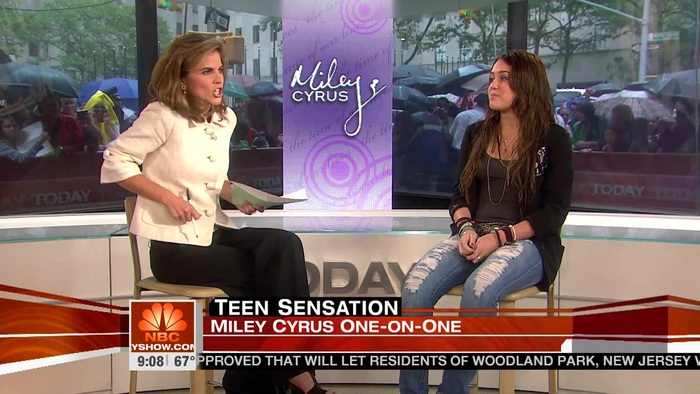 Miley Cyrus . HD 1080ip -  Interview   .live Today Show.HD 0617