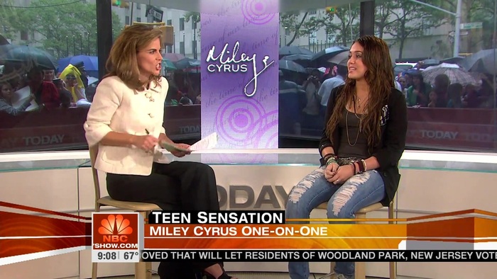 Miley Cyrus . HD 1080ip -  Interview   .live Today Show.HD 0618