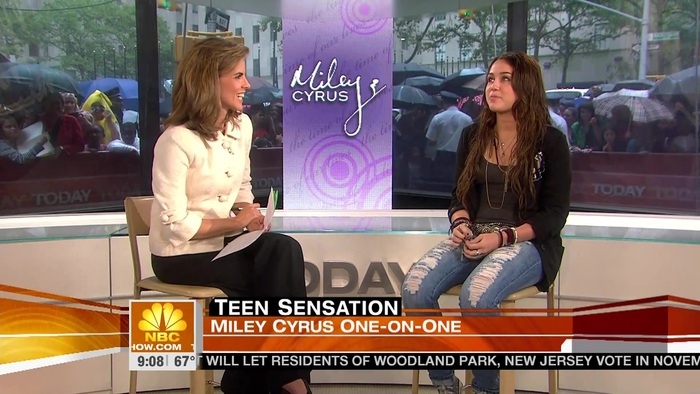 Miley Cyrus . HD 1080ip -  Interview   .live Today Show.HD 0621