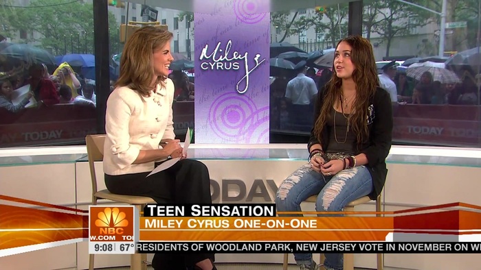 Miley Cyrus . HD 1080ip -  Interview   .live Today Show.HD 0624