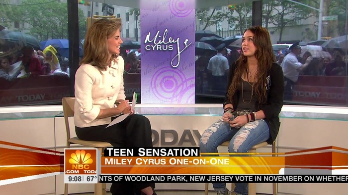 Miley Cyrus . HD 1080ip -  Interview   .live Today Show.HD 0626
