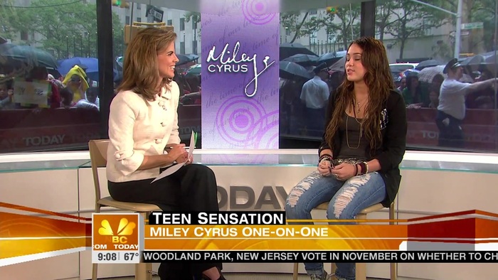 Miley Cyrus . HD 1080ip -  Interview   .live Today Show.HD 0628