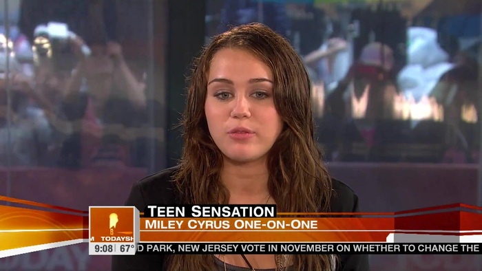 Miley Cyrus . HD 1080ip -  Interview   .live Today Show.HD 0631