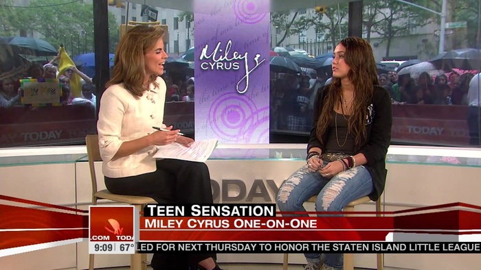 Miley Cyrus . HD 1080ip -  Interview   .live Today Show.HD 0674