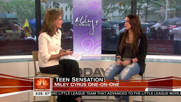 Miley Cyrus . HD 1080ip -  Interview   .live Today Show.HD 0689
