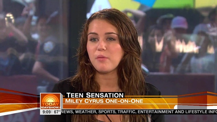 Miley Cyrus . HD 1080ip -  Interview   .live Today Show.HD 0805