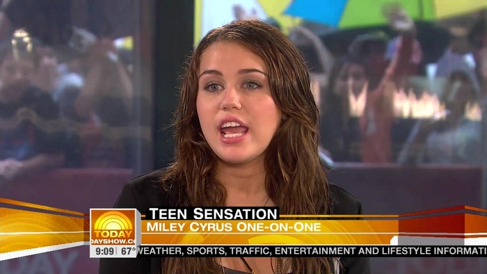 Miley Cyrus . HD 1080ip -  Interview   .live Today Show.HD 0807