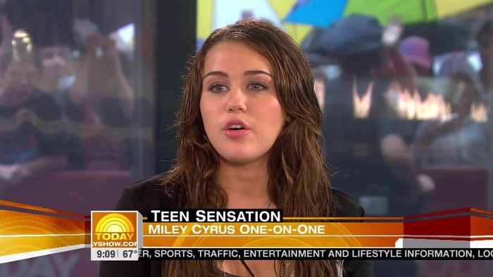 Miley Cyrus . HD 1080ip -  Interview   .live Today Show.HD 0809