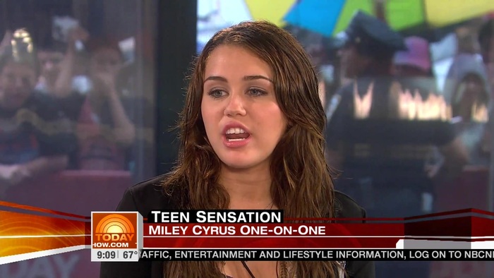 Miley Cyrus . HD 1080ip -  Interview   .live Today Show.HD 0813