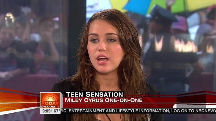 Miley Cyrus . HD 1080ip -  Interview   .live Today Show.HD 0814