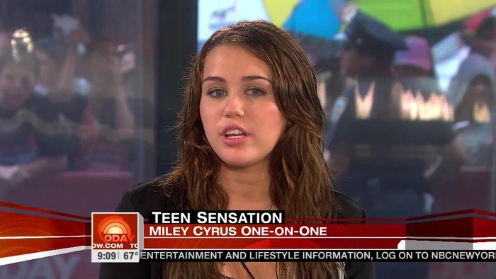 Miley Cyrus . HD 1080ip -  Interview   .live Today Show.HD 0815