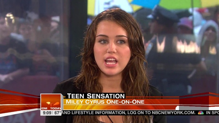 Miley Cyrus . HD 1080ip -  Interview   .live Today Show.HD 0820