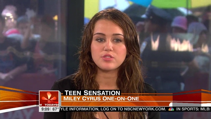 Miley Cyrus . HD 1080ip -  Interview   .live Today Show.HD 0823