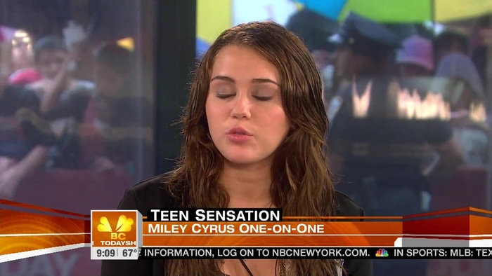 Miley Cyrus . HD 1080ip -  Interview   .live Today Show.HD 0824