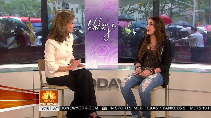 Miley Cyrus . HD 1080ip -  Interview   .live Today Show.HD 0832