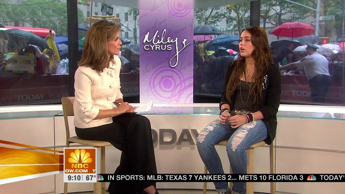 Miley Cyrus . HD 1080ip -  Interview   .live Today Show.HD 0838