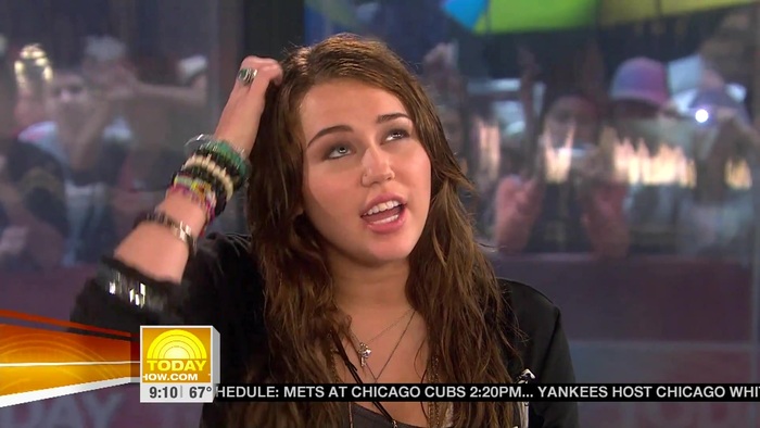 Miley Cyrus . HD 1080ip -  Interview   .live Today Show.HD 0861