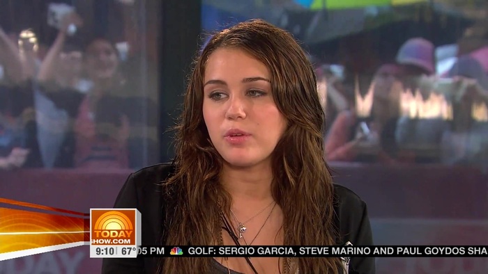 Miley Cyrus . HD 1080ip -  Interview   .live Today Show.HD 0884