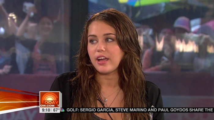 Miley Cyrus . HD 1080ip -  Interview   .live Today Show.HD 0886
