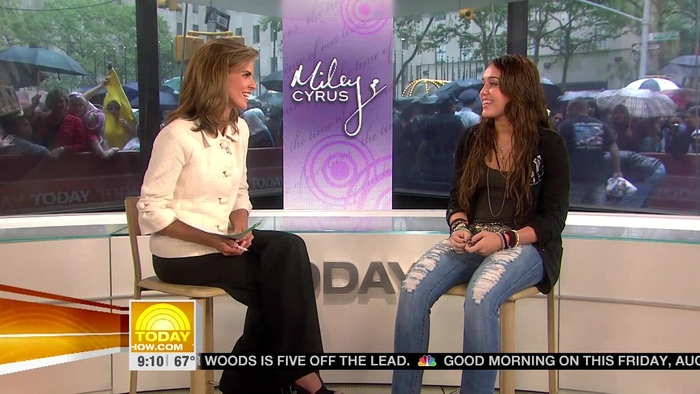 Miley Cyrus . HD 1080ip -  Interview   .live Today Show.HD 0933
