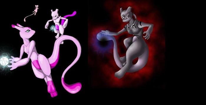 mewtwo: ah tuuu! mew: stai mewtwo! - Pokemon - Secretul lui Mewtwo si Mew