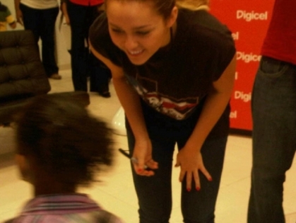  - x Signing autographs in Haiti 24th February 2011