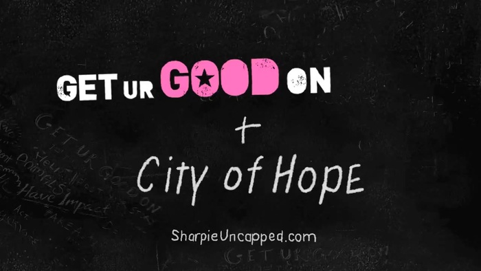 Miley gets her good on with City of Hope & Sharpie 02