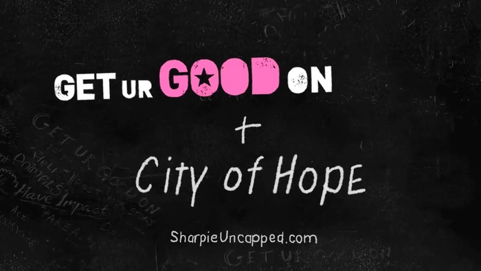 Miley gets her good on with City of Hope & Sharpie 03