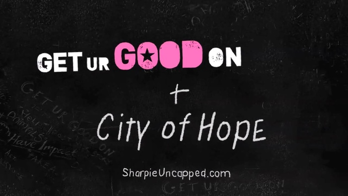 Miley gets her good on with City of Hope & Sharpie 04