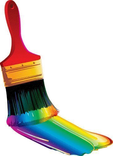 19373-quot_colorful_quot_paint_brush - Color of life