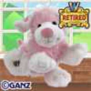 pink and white dog