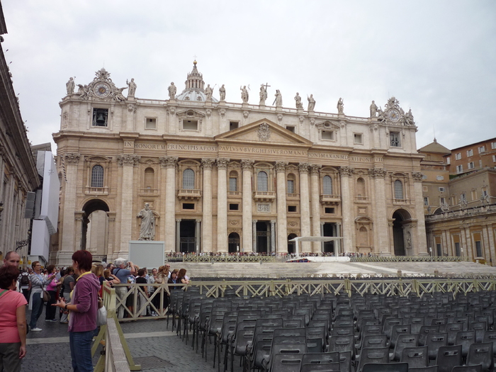 VATICAN-PIATA ST.PETER`S-BASILICA - 7-ITALIA-ROMA