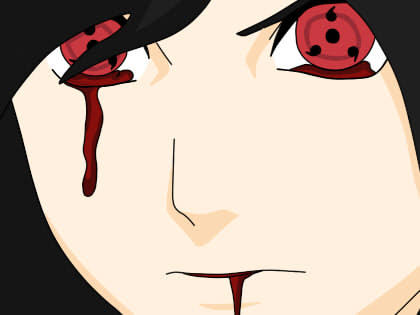 She knows what is BLOOD and to be scary and bloody xD. - O_o Kamyzuro Uchiha o_O