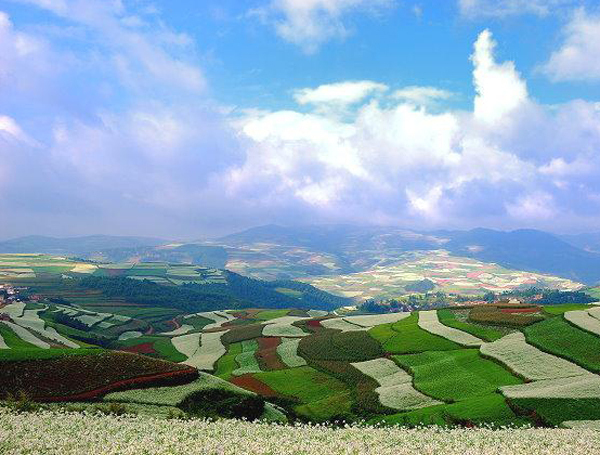 8 - Dealurile multicolore din Yunnan un loc unic pe Terra