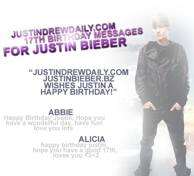  - 2011 Justin Drew Bieber Birthday Scrapbook