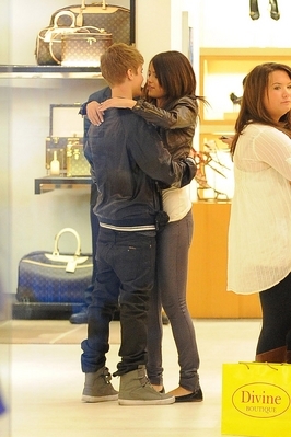  - 2011 Out Shopping With Selena Gomez On His Birthday March 1st