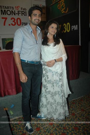 120656-avinash-and-rubina-at-media-meet-of-zee-tv-choti-bahu-at-jw-mar - Avina