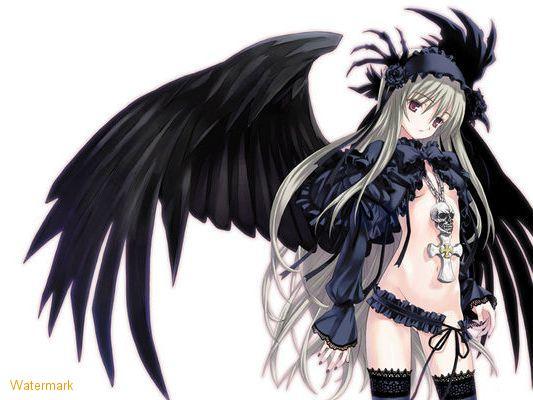 AnimeGothicAngel1 - poze emo anime