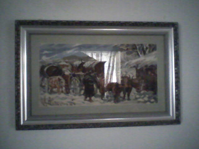 Carul cu boi; dupa tablou Theodor Aman
21 culori
dimensiuni 34**18cm
