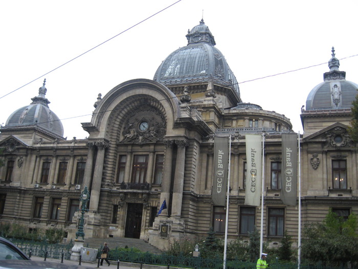 palatul cec  terminat in 1897 stil electic - bucuresti  episod 5