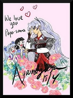 We_Love_You_Papa_sama_by_Ayamegusa - Inuyasha